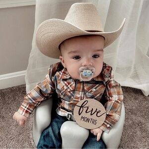 Kids' Western Tan Cowboy Hat
